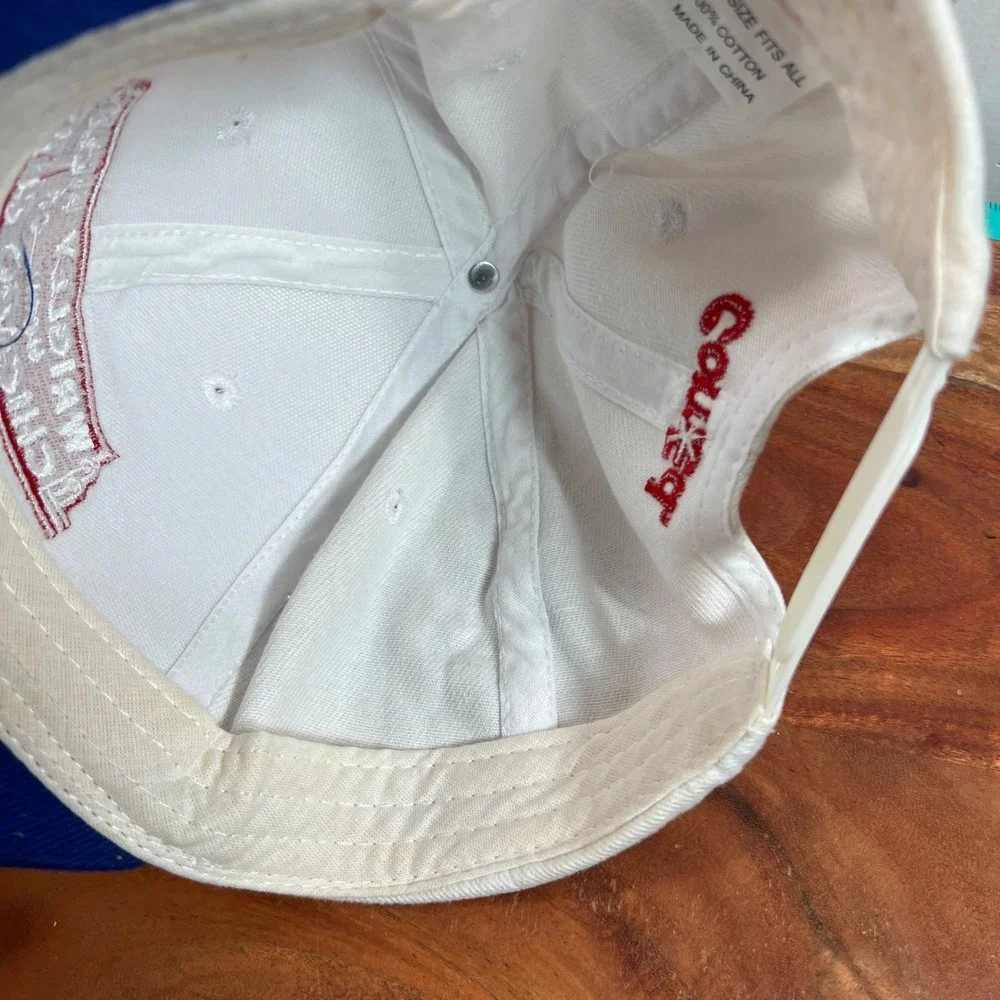 Chicago Cubs Wrigley Field Opening Night Snapback Hat White Blue ComEd Vintage
